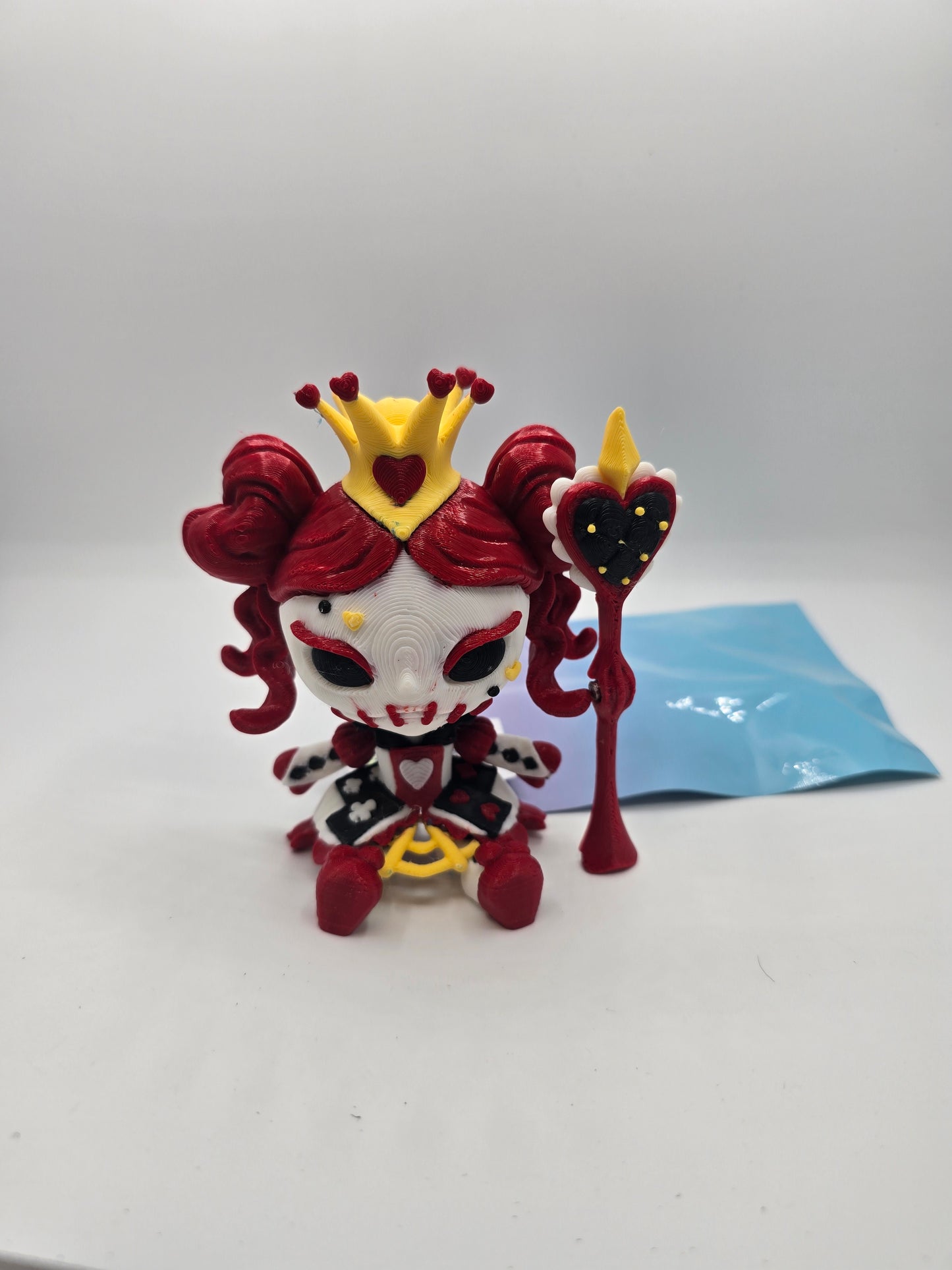 Red Queen Creepy Doll by TwistPrints