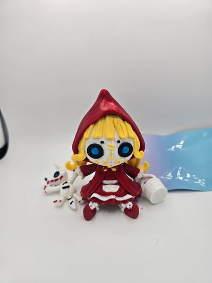 Red Riding Hood Creepy Doll by TwistPrints