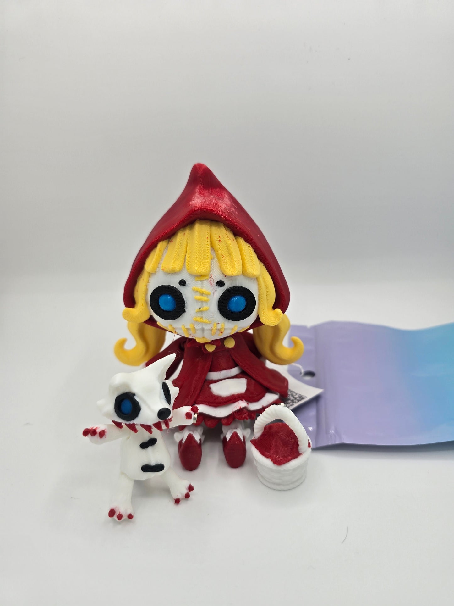 Red Riding Hood Creepy Doll by TwistPrints